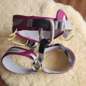 Black Diamond Climbing Harness Purple Size XS